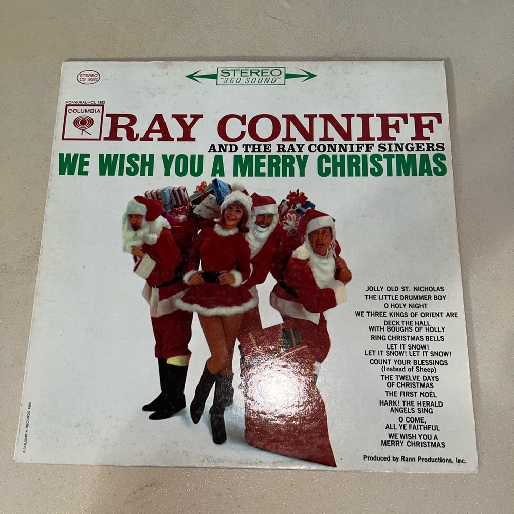 Ray Conniff We Wish You A Merry Christmas Vinyl Album
